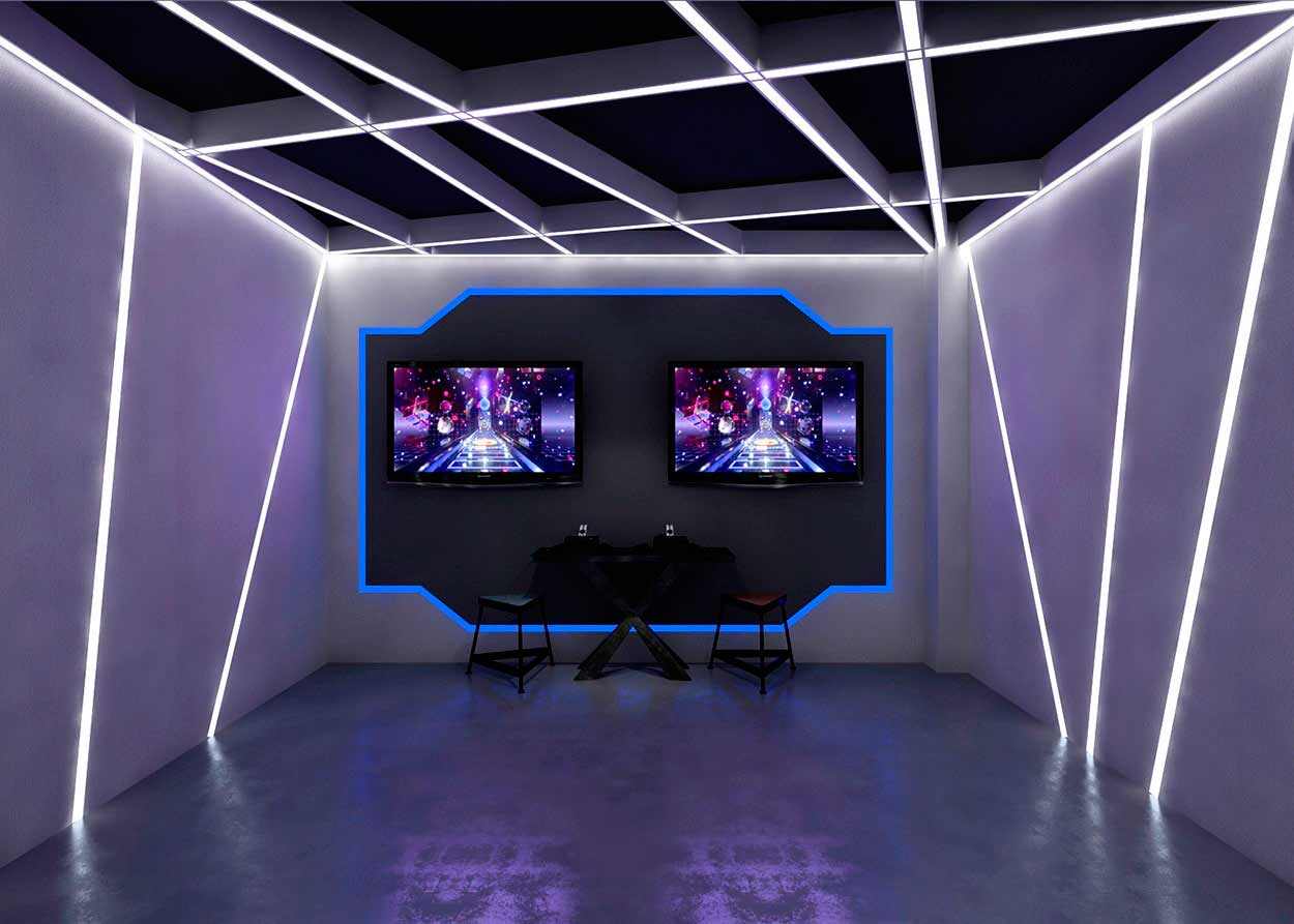 科技娱乐VR展厅设计-极客VR体验馆si空间设计